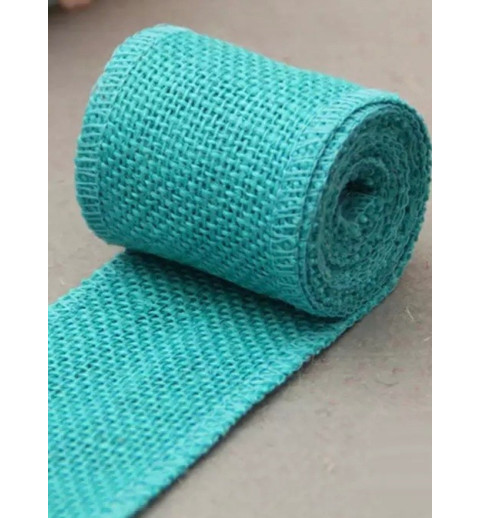 Jute Band türkis