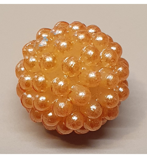 Kunststoff Perlen orange