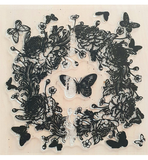 Clear Stamps Rosen/Schmetterlinge