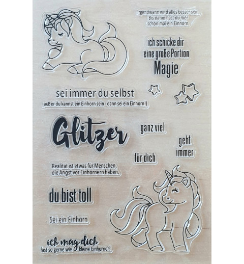 Clear Stamps Glitzer....