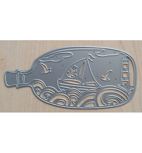 Metall Stanzform Flasche/Maritim