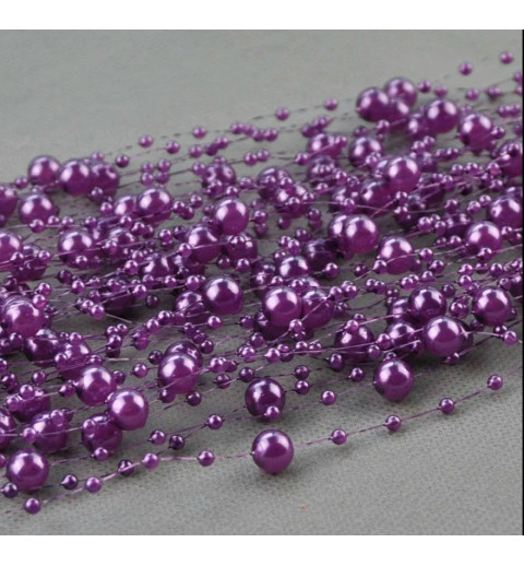 Perlen Band violette