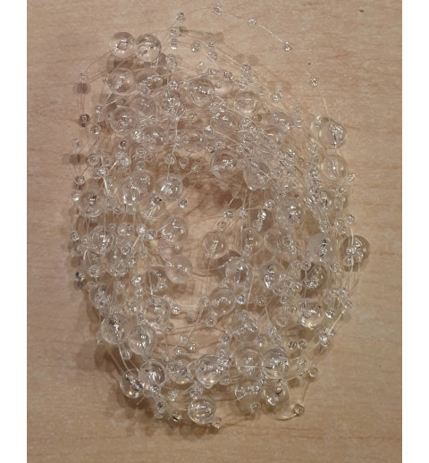 Perlen Band transparent
