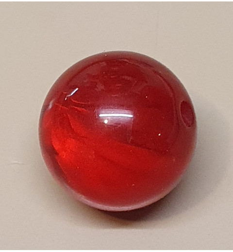 Kunststoff Perlen rot