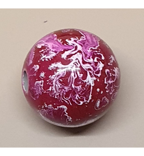 Kunststoff Perlen pink