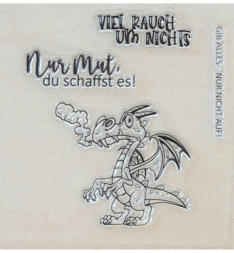 Clear Stamps Drachen