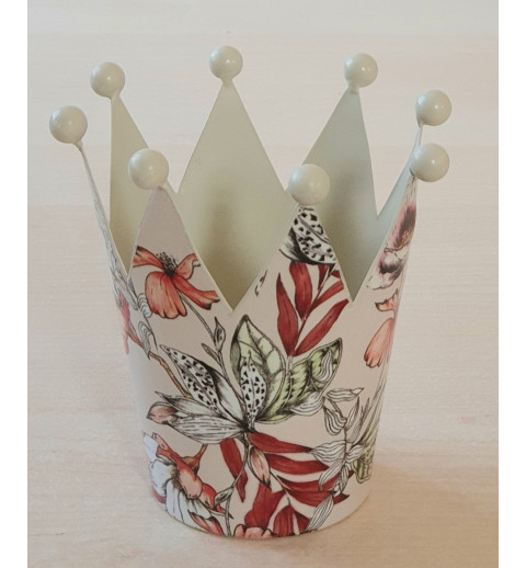 Metall Krone Blumen