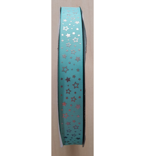 Ripsband Sterne mint