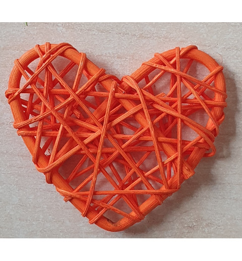 Weiden Herze orange