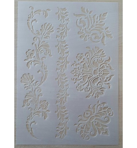 Schablone Ornamente