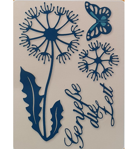 Metall Stanzform Pusteblume