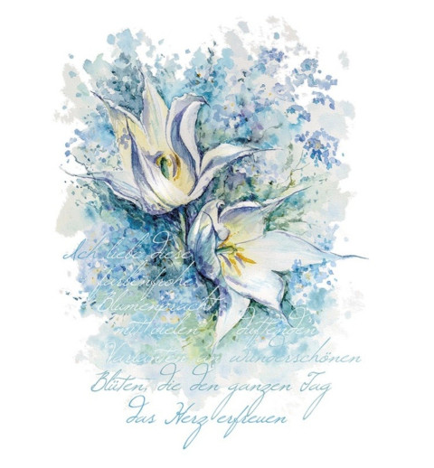 Bügel Bild Blumen
