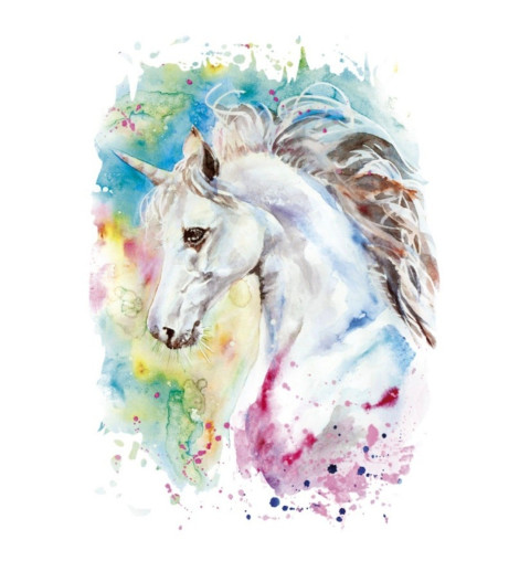 Bügel Bild Einhorn