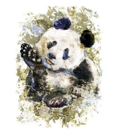 Bügel Bild Panda