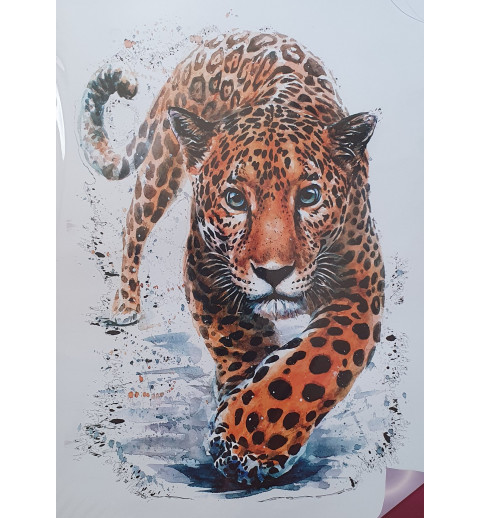 Bügel Bild Leopard