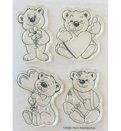 Clear Stamps Teddys