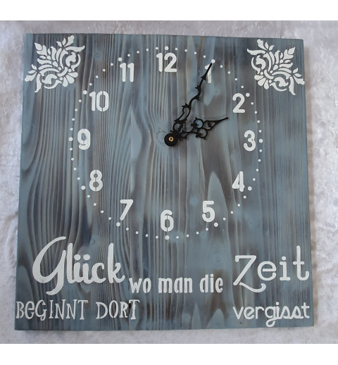 Holz Uhr