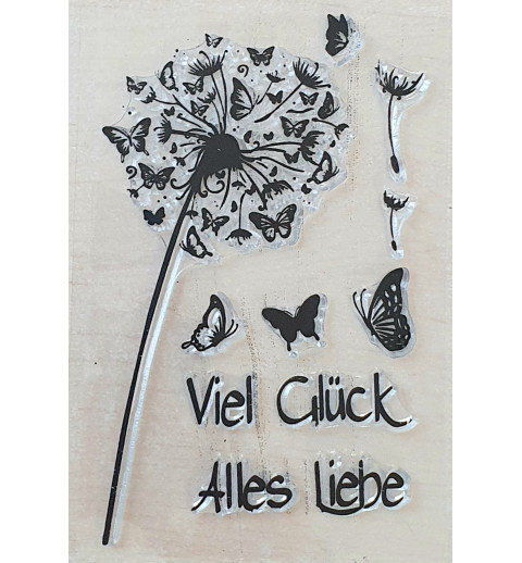 Clear Stamps Viel Glück