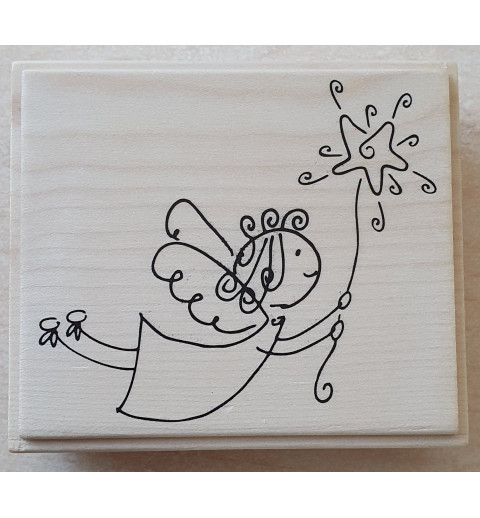 Holz Stempel Engel