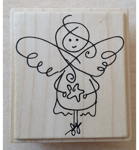 Holz Stempel Engel