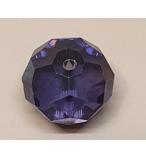 Glasschliffperle lila