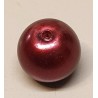 Wachsperle bordeaux