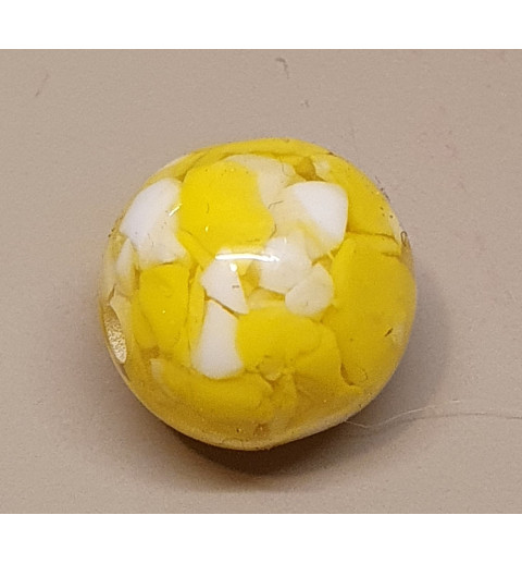 Kunststoff Perle gelb