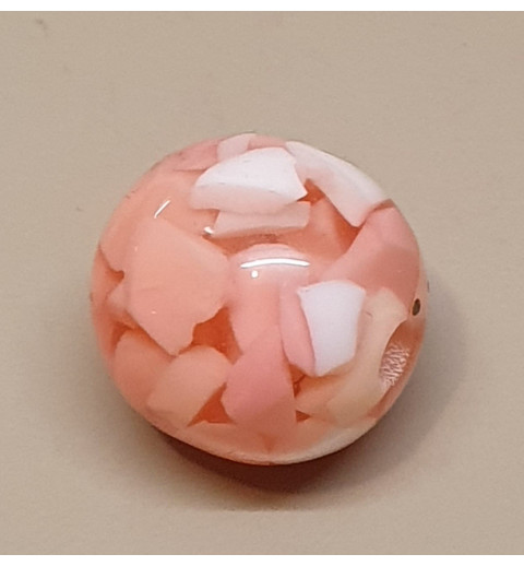 Kunststoff Perle rosa