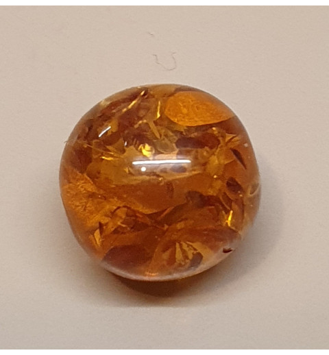 Kunststoff Perle orange