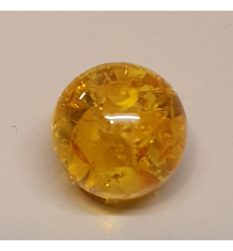 Kunststoff Perle gelb