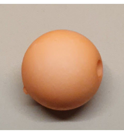 Kunststoff Perle matt lachs