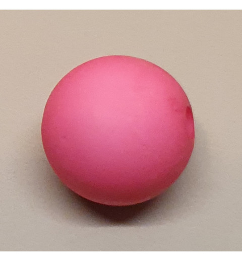Kunststoff Perle matt rosa