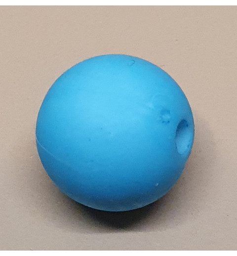 Kunststoff Perle matt türkis
