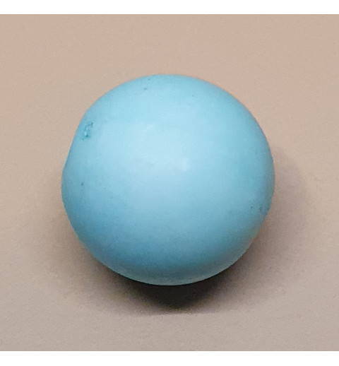 Kunststoff Perle matt hellblau