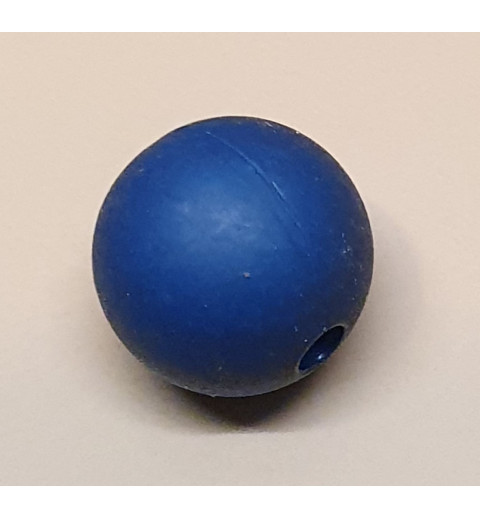 Kunststoff Perle matt blau