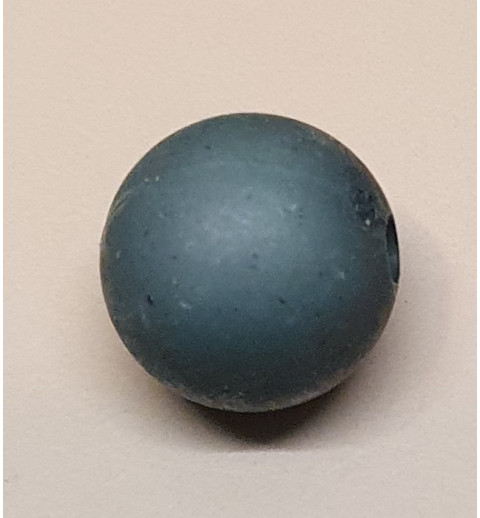 Kunststoff Perle matt dunkelgrün
