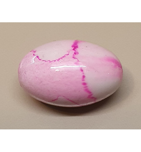 Kunststoff Perle oval rosa