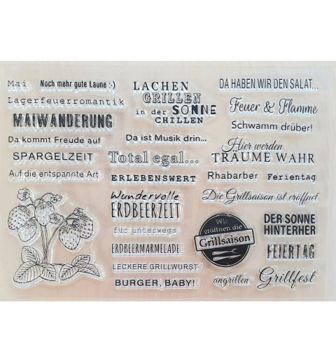 Clear Stamps Garten