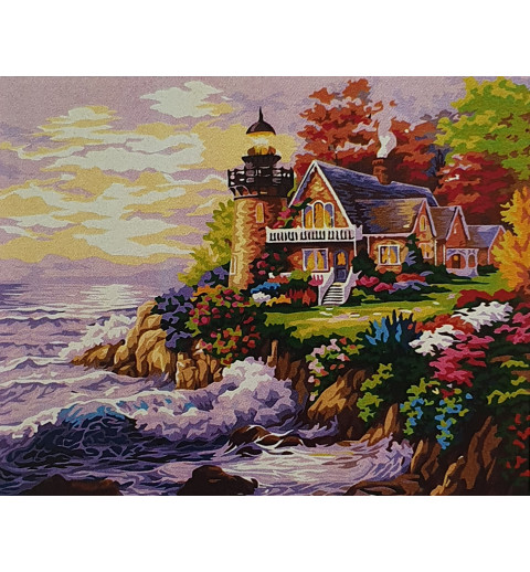 5D Diamant Pixel Bild Haus