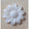 Kunststoff Blume weiss