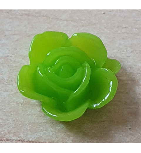 Kunststoff Rose grün
