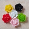 Kunststoff Rose schwarz