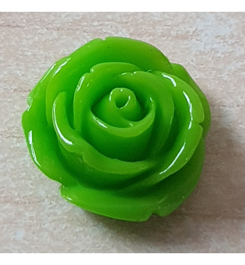 Kunststoff Rose grün