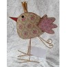 Metall Vogel gelb