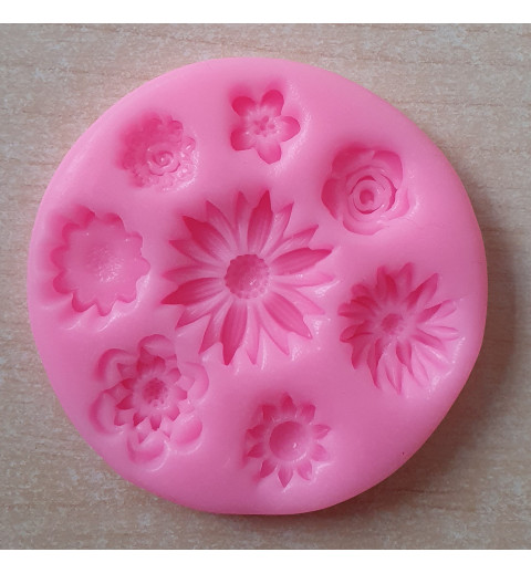 Silikon Form Blumen