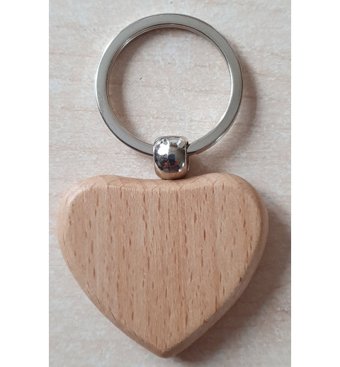 Holz Schlüsselanhänger Herz
