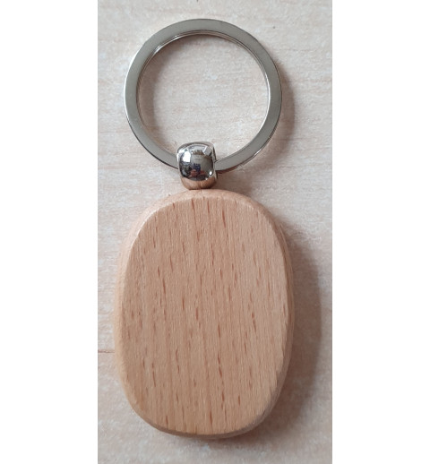 Holz Schlüsselanhänger Oval