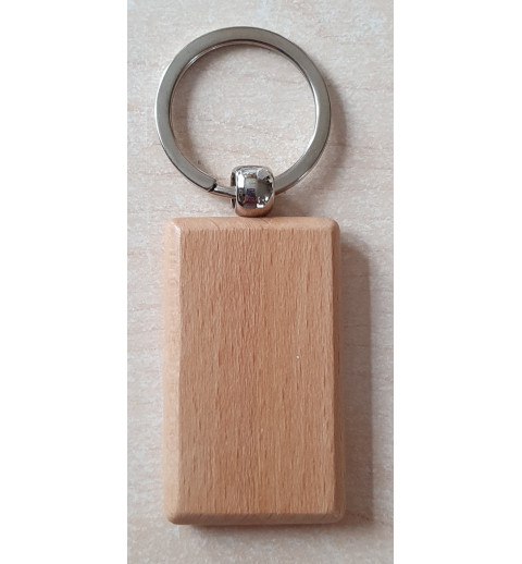 Holz Schlüsselanhänger Rechteck