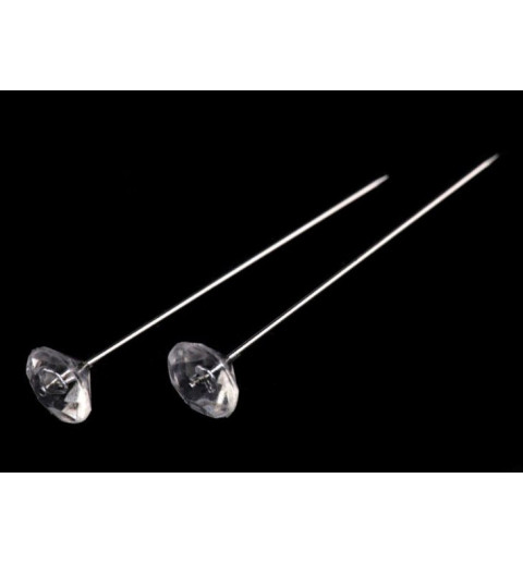 Stecknadeln transparent