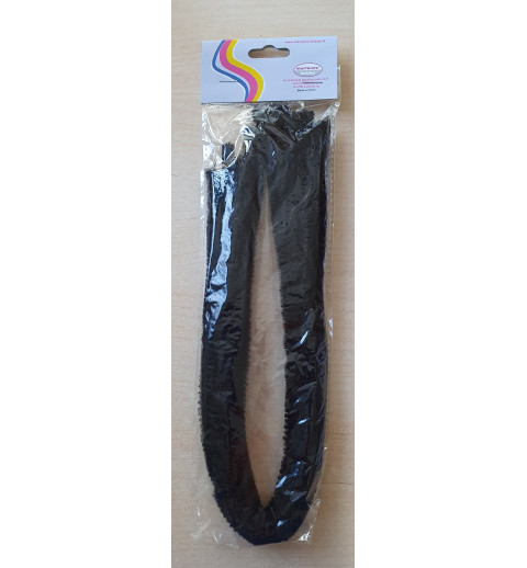 Chenille Draht schwarz    (Pfeiffenputzer)
